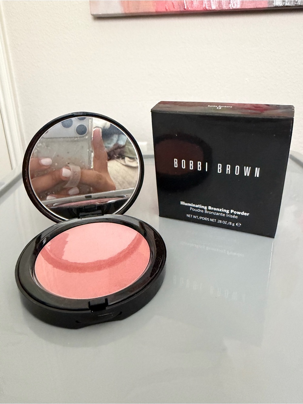 Bobbi Brown Illuminating Bronzing Powder Santa Barbara 13 Pink Blush 8g Box